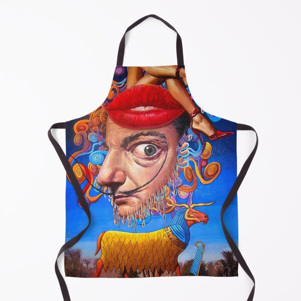 Aperçu de l'œuvre le visage emblématique de Salvador Dalí créée et vendue par Matari-matari.