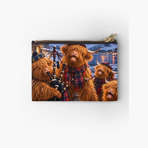 Item preview, Hogmanay Ceilidh with Highland Cows designed and sold by Sybille-Yates.