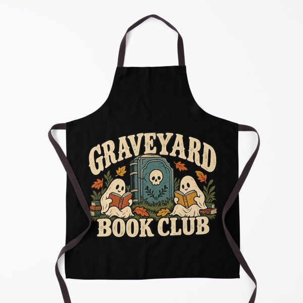 Artikelvorschau, Graveyard Book Club Gothic Halloween Reading entworfen und verkauft von DreamLayerStudio.
