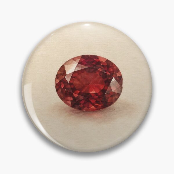 Item preview, January Birthstone Garnet Watercolor | Crystal Wall Art designed and sold by FixationStudio.