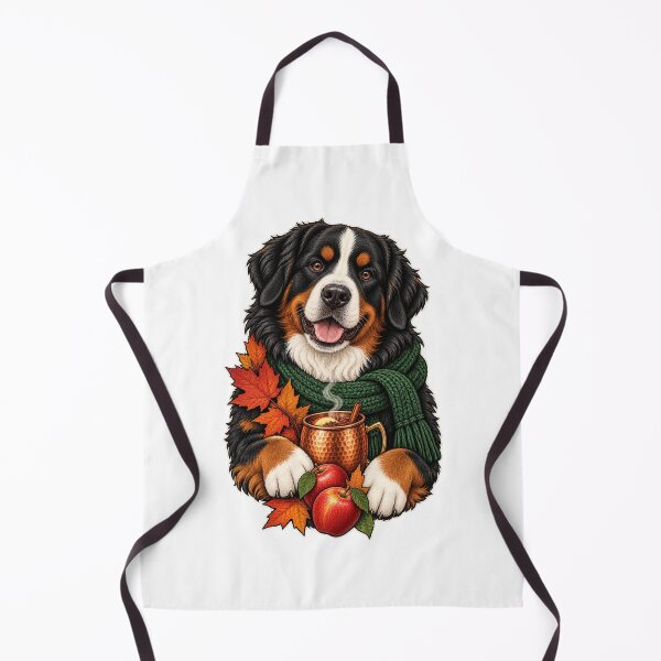 Item preview, Bernese Mountain Dog Cider Season designed and sold by PlanetPiperArt.
