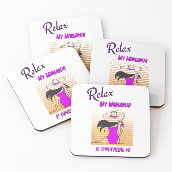 Item preview, RELAX - My Margarita is supervising me  designed and sold by CreationsbYKz.