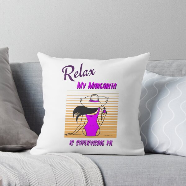 Item preview, RELAX - My Margarita is supervising me  designed and sold by CreationsbYKz.