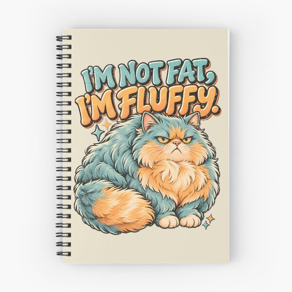 Item preview, I’m Not Fat I’m Fluffy – Grumpy Cat designed and sold by AwesomeBeyondLimits.