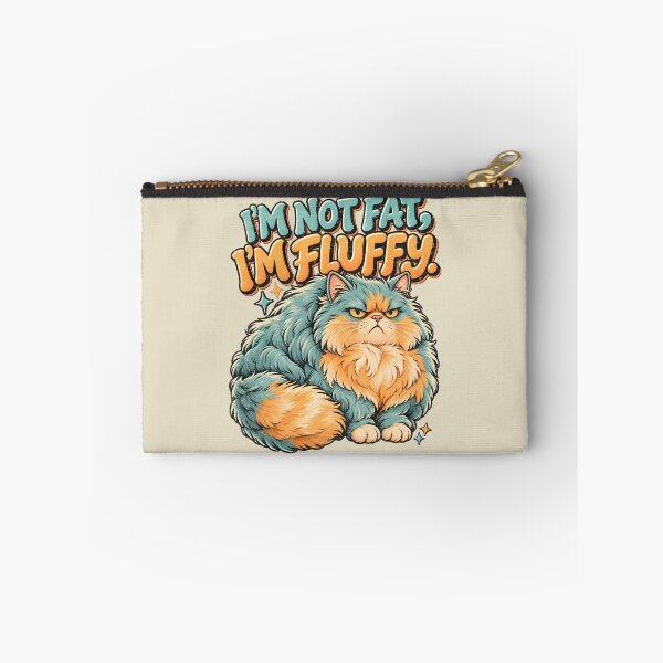 Item preview, I’m Not Fat I’m Fluffy – Grumpy Cat designed and sold by AwesomeBeyondLimits.