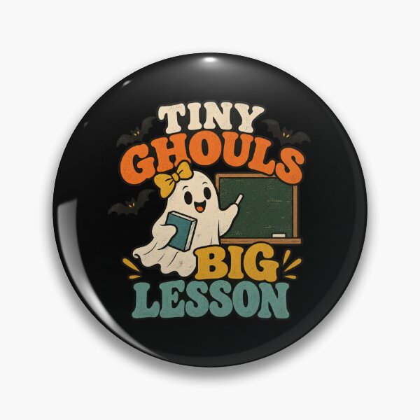 Artikelvorschau, Tiny Ghouls Big Lesson Preschool Teacher Halloween entworfen und verkauft von DreamLayerStudio.