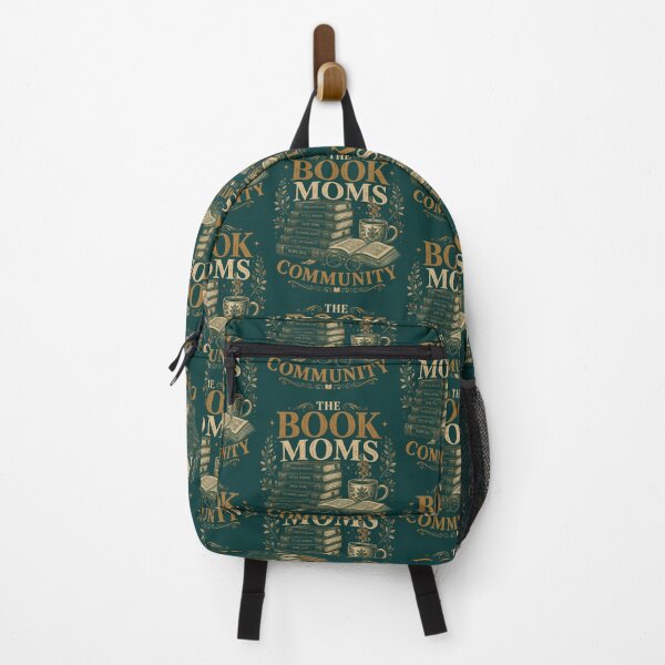 Item preview, Book Moms Community Reading Design – Vintage Literature Coffee Lover Library Graphics designed and sold by PrintSpire Studios.