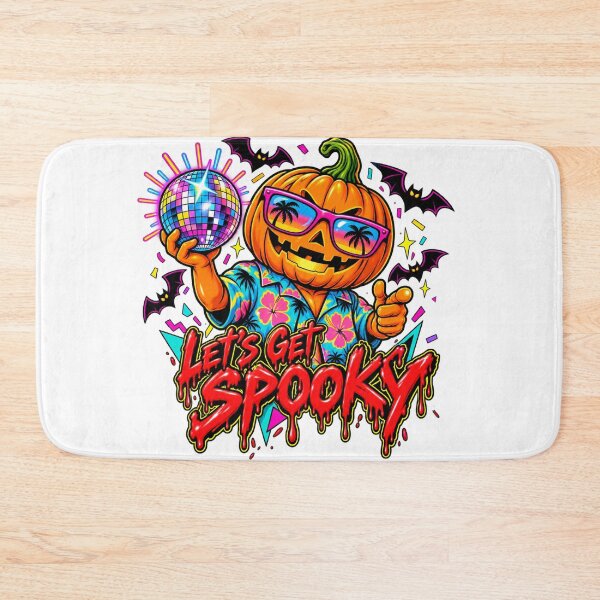Artikelvorschau, Lets Get Spooky Disco Pumpkin Halloween entworfen und verkauft von CoolContent Factory.
