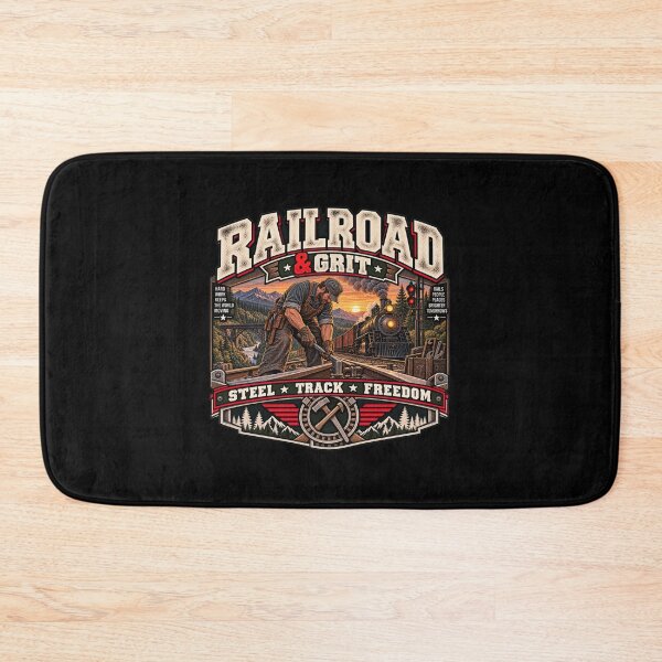 Item preview, Railroad & Grit - Vintage Railroad Worker Americana  designed and sold by DomKo10.