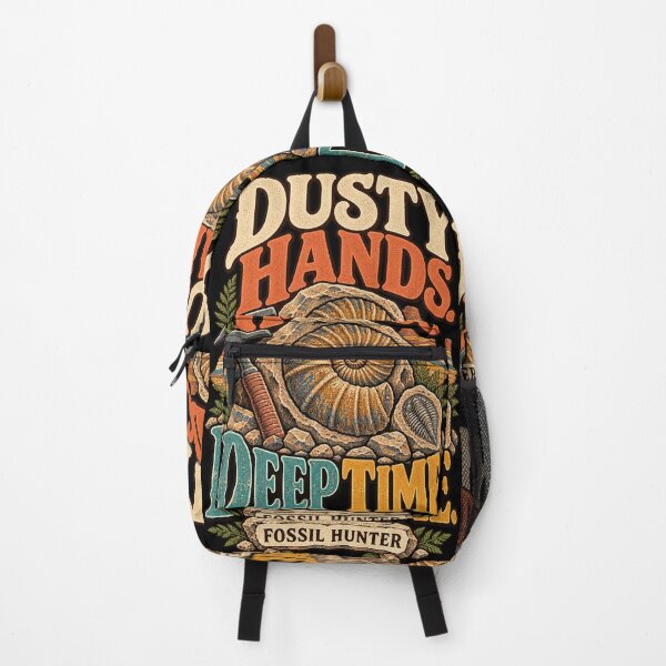 Artikelvorschau, Dusty Hands Deep Time - Fossil Hunter Ammonite Paleontology entworfen und verkauft von MOTIFOLK.