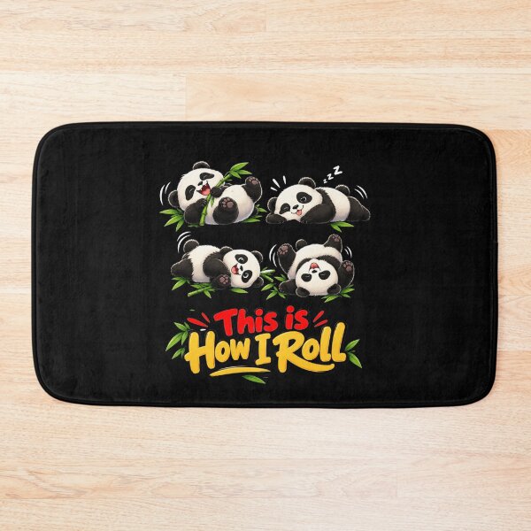 Item preview, This is How I Roll It Panda designed and sold by TheEndDesign.