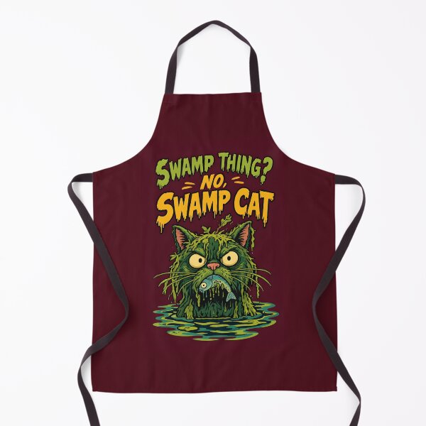 Item preview, Swamp Monster Cat Funny Creature Feature Halloween designed and sold by Glitchart66.