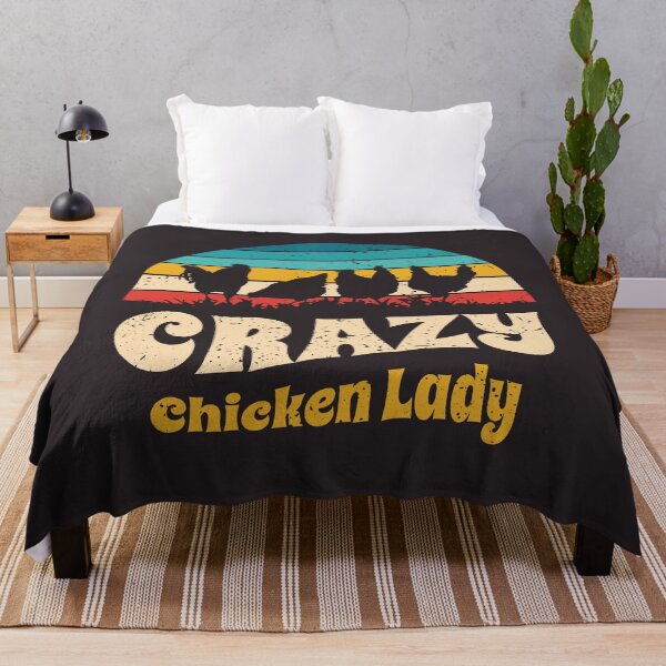 Item preview, Crazy Chicken Lady Vintage Sunset Chicken Lover designed and sold by Teeleo.