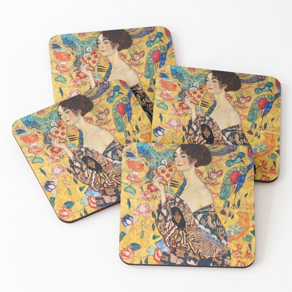 Aperçu de l'œuvre Amateur de pizza style Klimt créée et vendue par Blue Robin.
