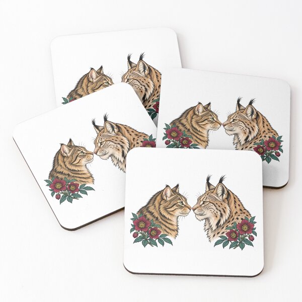 Item preview, Maine Coon Cat Lynx Burgundy Flower designed and sold by Old's Cool Cat Studio.