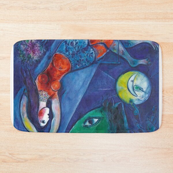 Aperçu de l'œuvre Le Cirque bleu de Marc Chagall créée et vendue par Matari-matari.