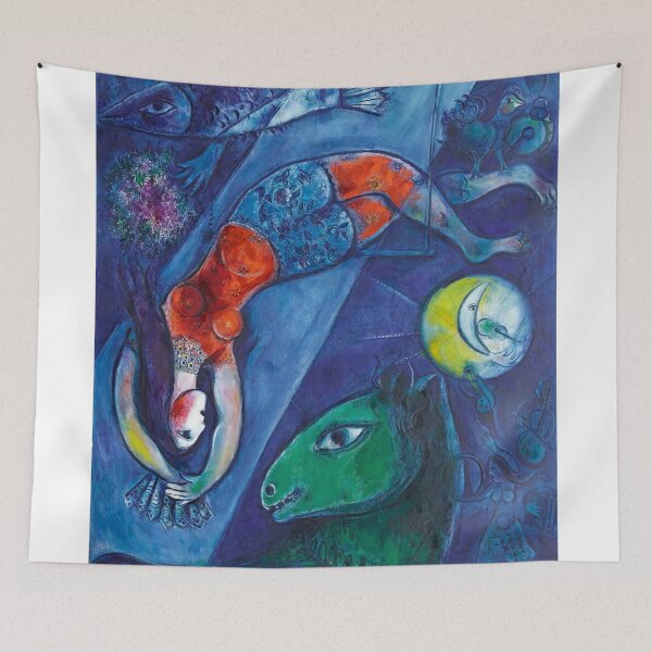 Item preview, Le Cirque bleu by marc chagall designed and sold by Matari-matari.