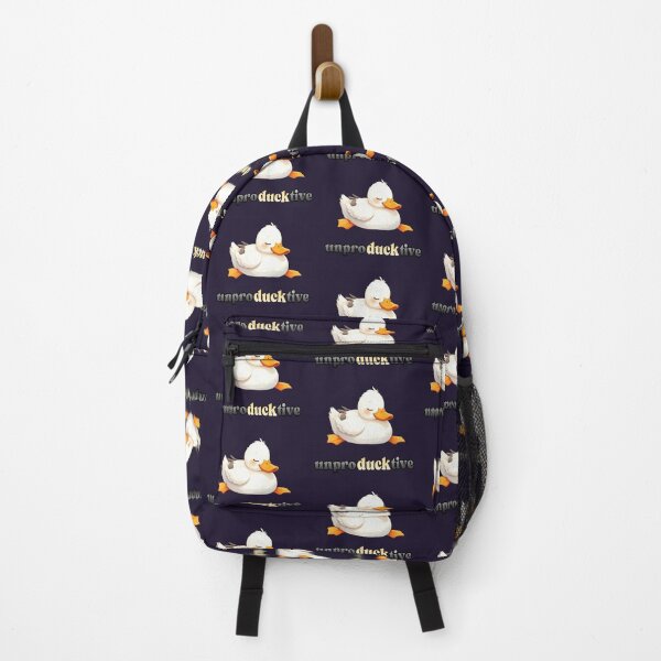 Item preview, Duck mode: Unproductive, sleeping white duck designed and sold by LiskoDesign.