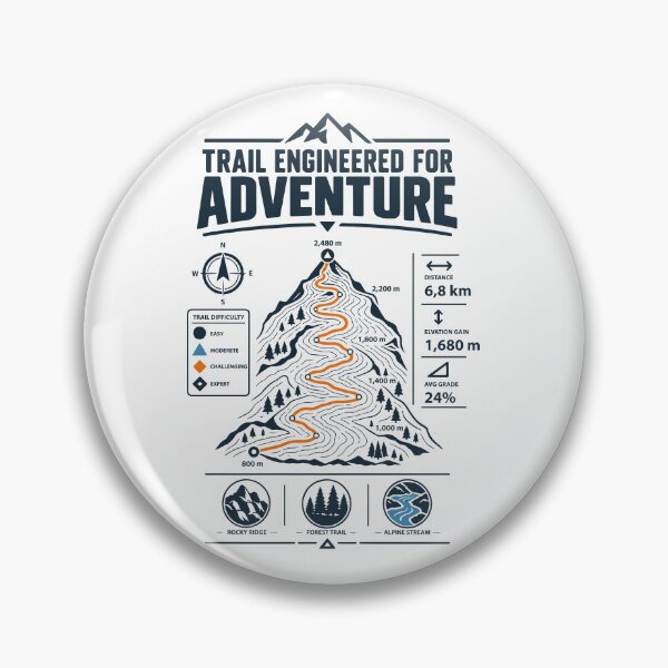 Artikelvorschau, Für Abenteuerwanderungen konzipierter Wanderweg – Outdoor-T-Shirt entworfen und verkauft von Design-Pro-21.