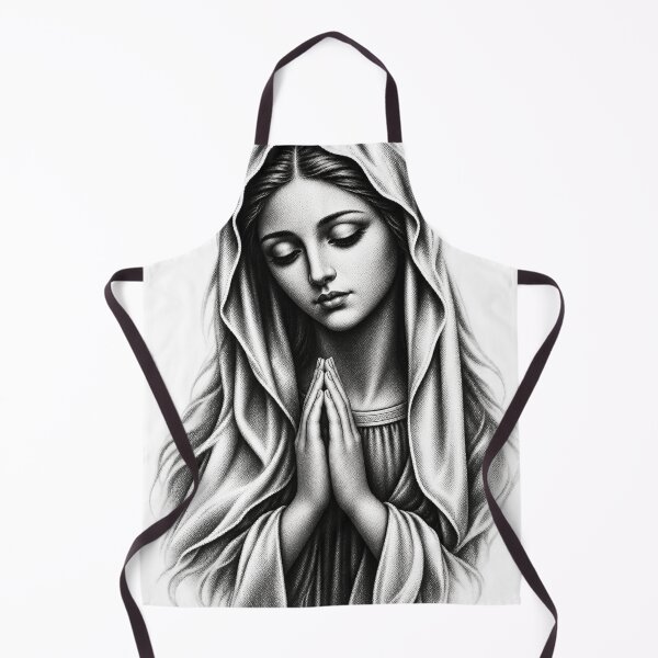 Item preview, Praying Virgin Mary – Christian Marian motif designed and sold by Legacy Apparel Co..