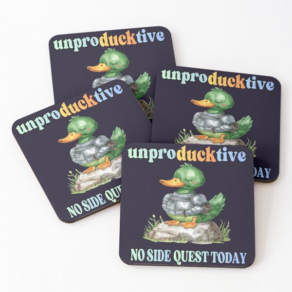 Item preview, UnproDUCKtive – No side quests today designed and sold by LiskoDesign.