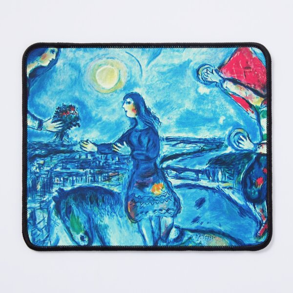 Item preview, Marc Chagall Lithograph:"Lovers Over Paris" designed and sold by Matari-matari.