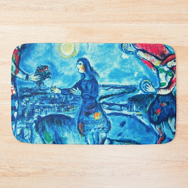 Item preview, Marc Chagall Lithograph:"Lovers Over Paris" designed and sold by Matari-matari.