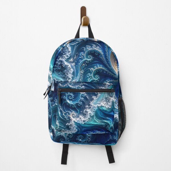 Item preview, Swirling Blue Ocean Vortex Fractal designed and sold by Sybille-Yates.