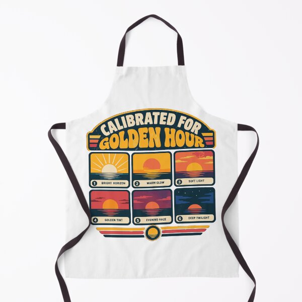 Item preview, Calibrated for Golden Hour Retro Sunset Photography Lighting T-Shirt designed and sold by Design-Pro-21.
