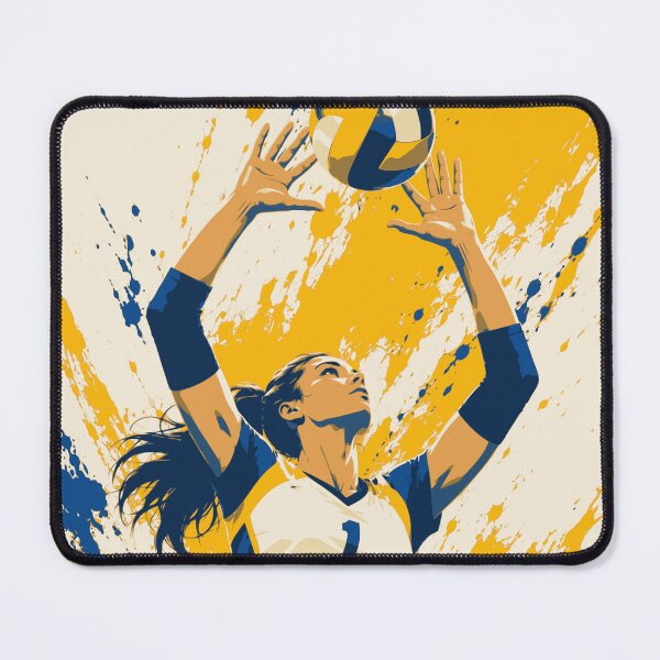 Item preview, Volleyball Setter Art Print, Female Volleyball Player Print, Volleyball Decor, Girls Sports Art, Dynamic Athlete Print, Setter Gift designed and sold by Studio pod Burom.