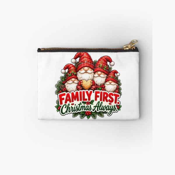 Item preview, Family First Christmas Always – Christmas Gnome Family Holiday Design designed and sold by SVALANART.