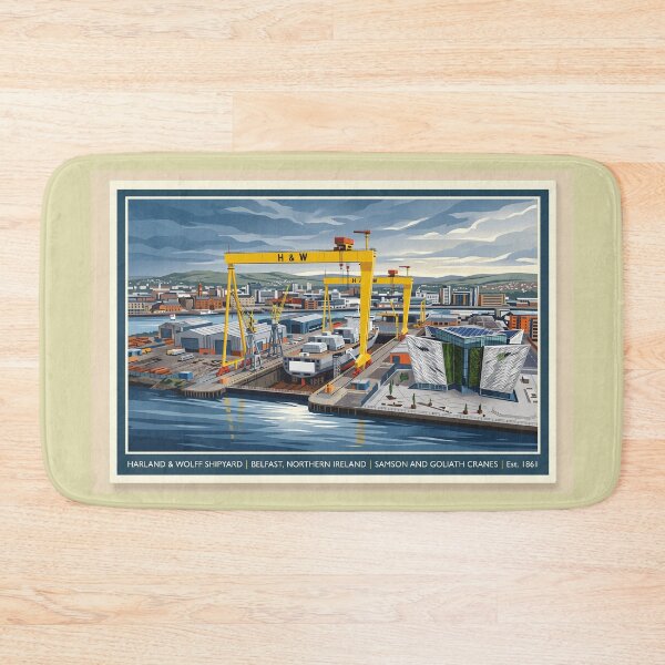 Item preview, Harland and Wolff Shipyard Belfast Samson and Goliath designed and sold by ArtworkNorth.