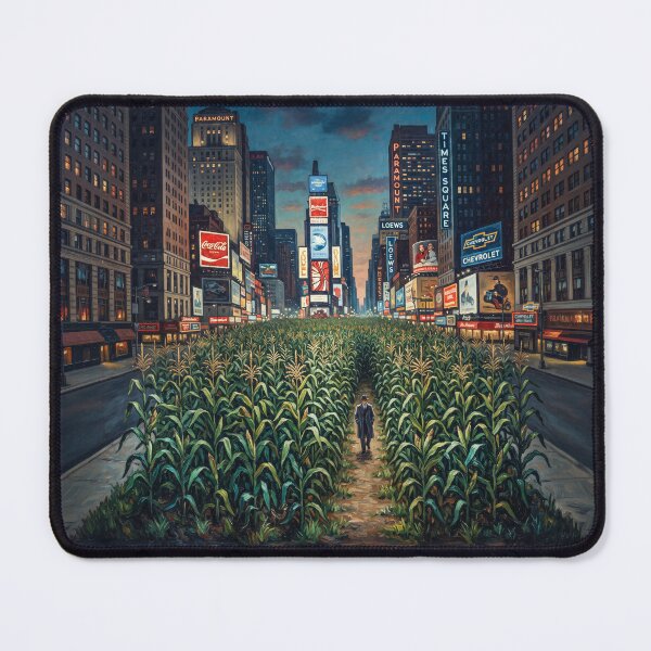 Item preview, Corn Field Middle NYC Times Square Realism Art designed and sold by Home Decor Art.