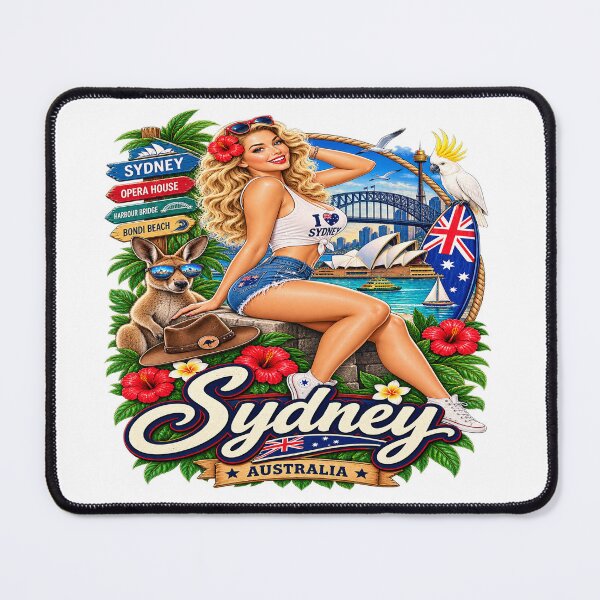 Item preview, Sydney Australia – Opera House Harbor Bridge Travel Design designed and sold by Wandervogel123.