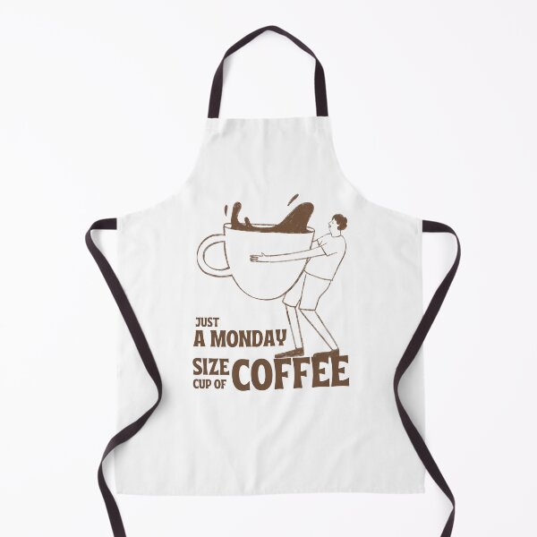 Item preview, Just a Monday Size Cup of Coffee – Funny Monday Coffee Lover Design designed and sold by SVALANART.