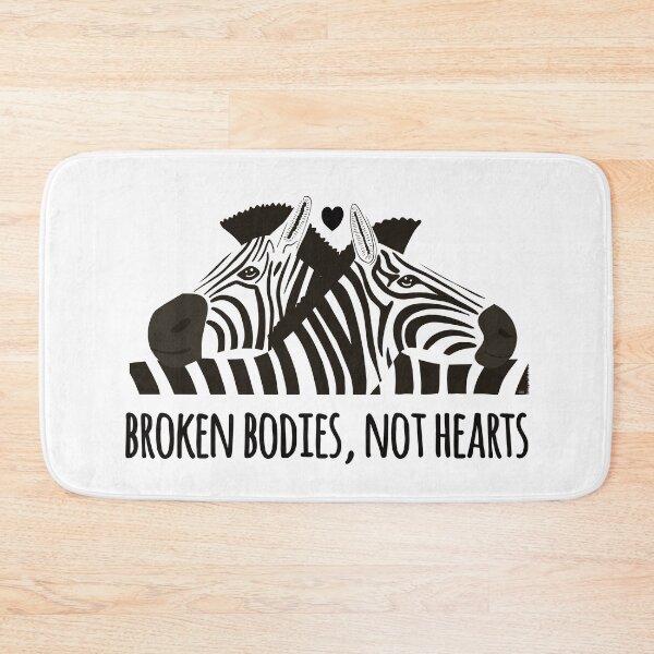 Item preview, EDS Awareness Zebra Broken Bodies Not Hearts designed and sold by Jesabee Designs.