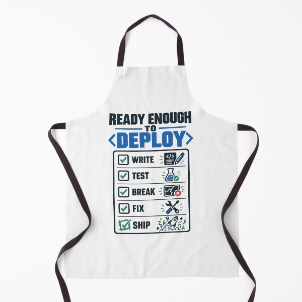 Item preview, Ready Enough to Deploy Funny Programmer Coding Software Developer T-Shirt designed and sold by Design-Pro-21.