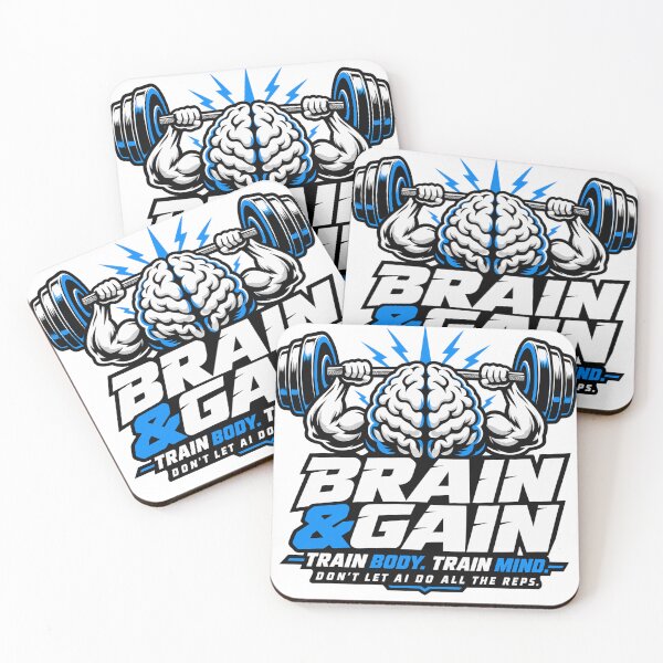 Item preview, Brain & Gain – Train Body. Train Mind. designed and sold by SloppyInSilico.
