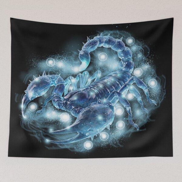 Aperçu de l'œuvre Scorpion de glace - Scorpion bleu gelé créée et vendue par sannimoe.