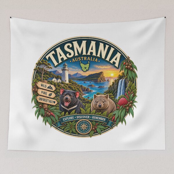 Item preview, Tasmania, Australia – Wilderness, Nature & Adventure designed and sold by Wandervogel123.