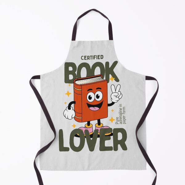 Item preview, Certified Book Lover – Pure Adrenaline in Paper Form Funny Cartoon Book Design designed and sold by BoldPowStudio.