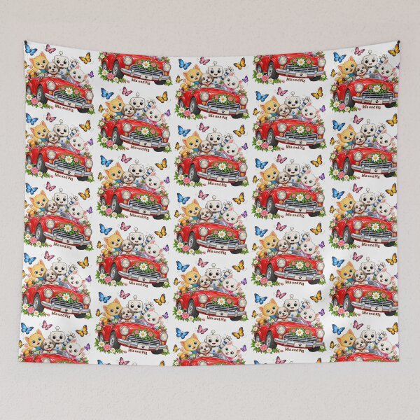 Item preview, CABRIOLET - From the book series "Mia and Pia - Coloring fun meets cat knowledge - Adventures to color, learn and marvel at". designed and sold by WasserSonneWind.