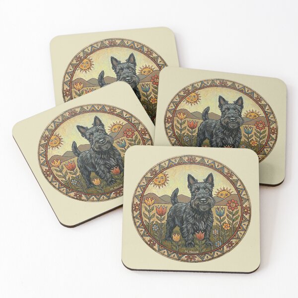 Item preview, Scottish Terrier Print: The Circumbinary Paradox designed and sold by FreiherrPK.