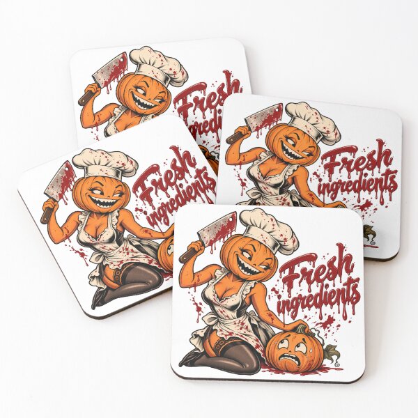Item preview, Fresh Ingredients Killer Pumpkin Chef designed and sold by CoolContent Factory.