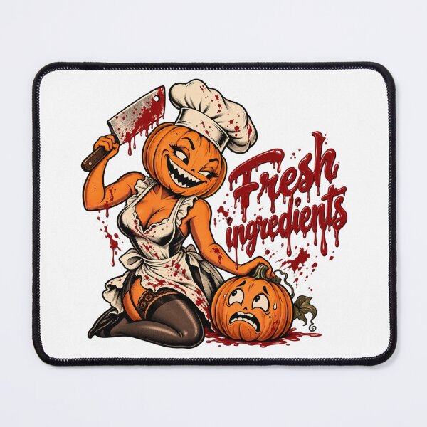 Item preview, Fresh Ingredients Killer Pumpkin Chef designed and sold by CoolContent Factory.