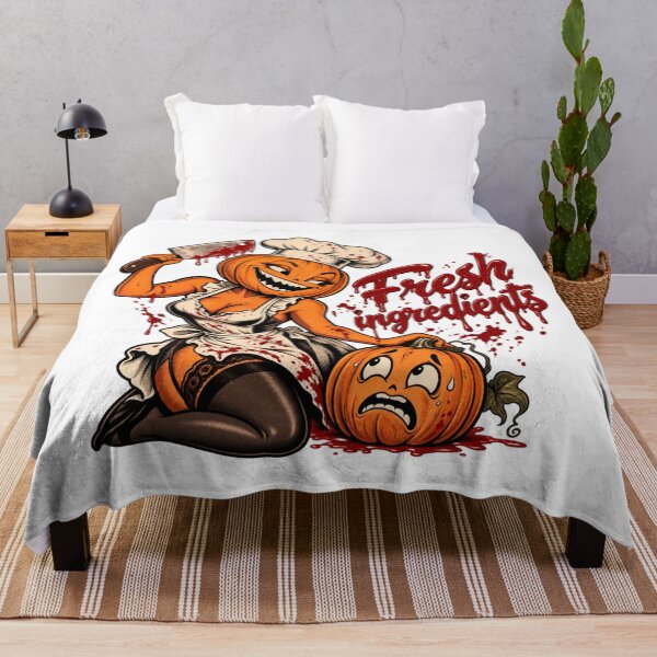 Aperçu de l'œuvre Ingrédients frais Killer Pumpkin Chef créée et vendue par CoolContent Factory.