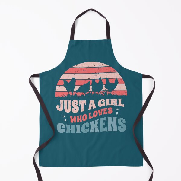 Item preview, Girl Who Loves Chickens Vintage Sunset Graphic Tee designed and sold by Teeleo.