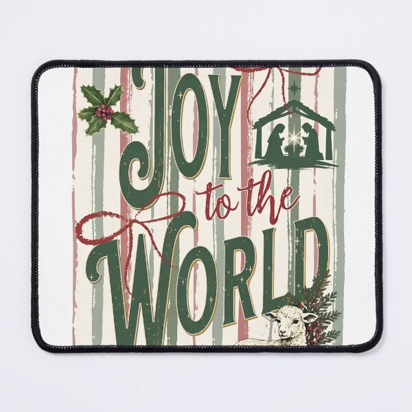Item preview, Joy to the World Vintage Nativity Christmas T-Shirt designed and sold by HUTEND.