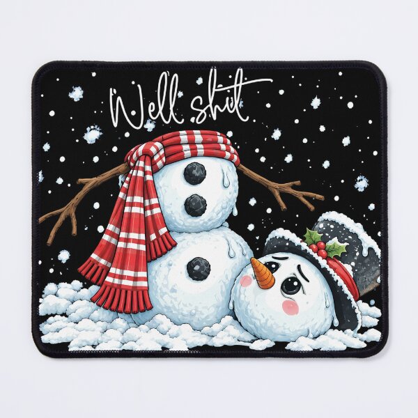 Item preview, Well Shit Funny Snowman Melting Christmas Holiday Design designed and sold by HUTEND.
