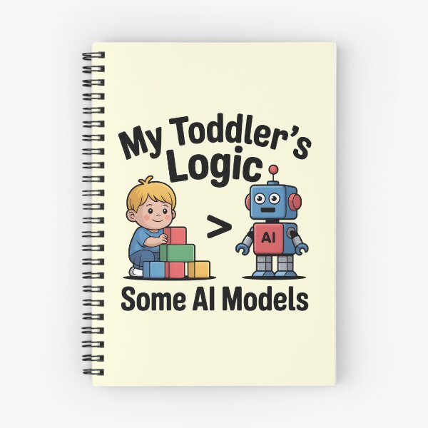 Item preview, My Toddler’s Logic > Some AI Models – Funny AI Humor Design designed and sold by Jollys-ArtShop.